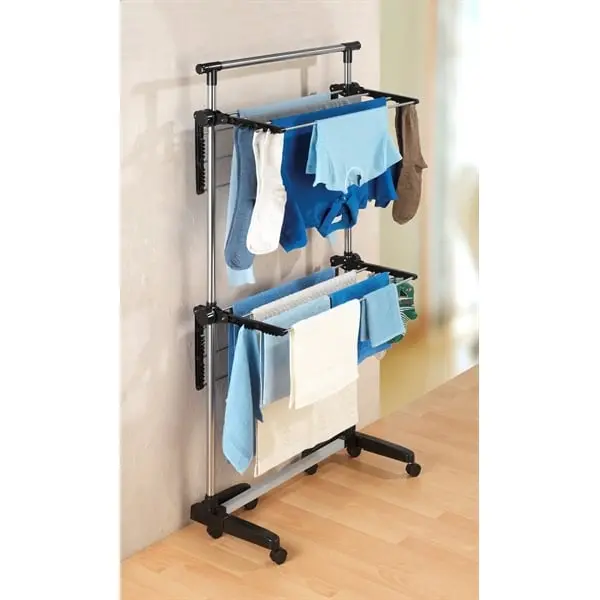 Wenko By Maximex Space-Saving Clothes Drying Rack 1