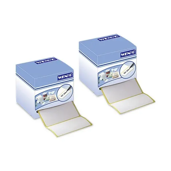 Wenko By Maximex White Adhesive Label Roll – Pack Of 1,000 (2 × 500 Sheets) 1