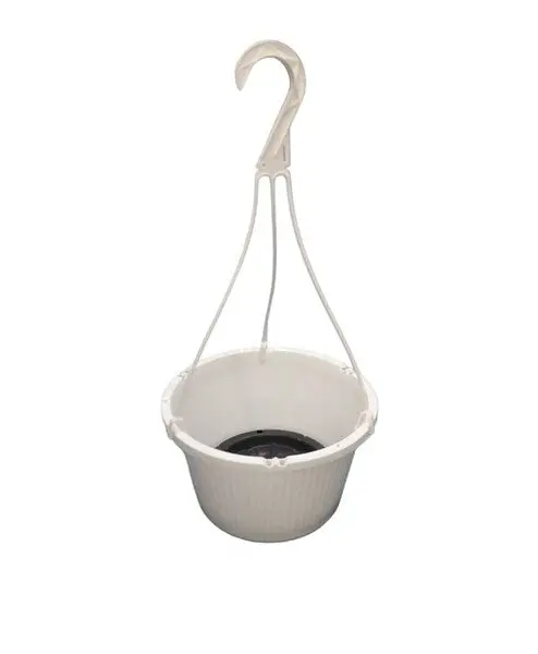 White Hanging Plant Basket – 10-Pack 1