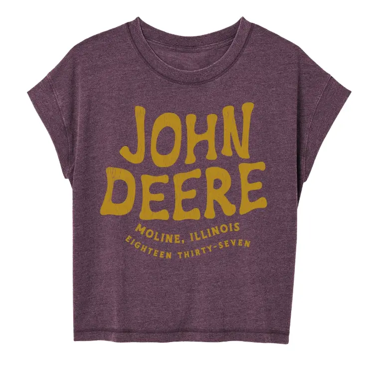 Women'S John Deere '1837' Heritage Vintage T-Shirt 1