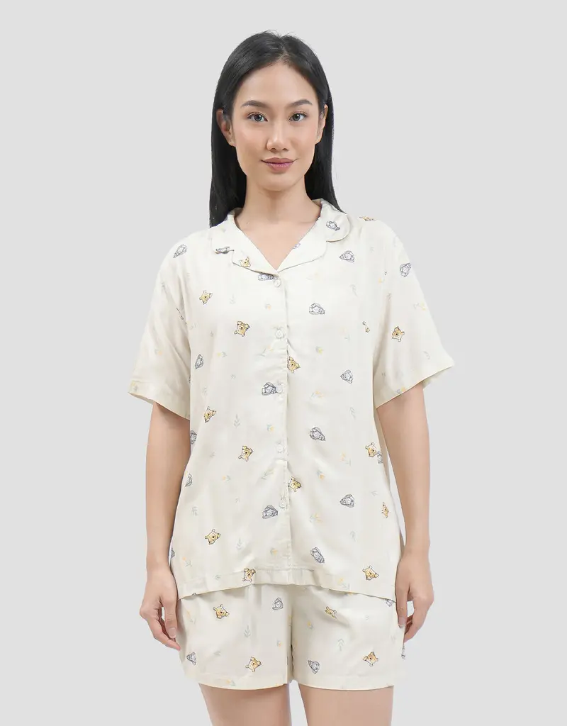 Women'S Winnie The Pooh Meadow-Inspired Pajama Set 1