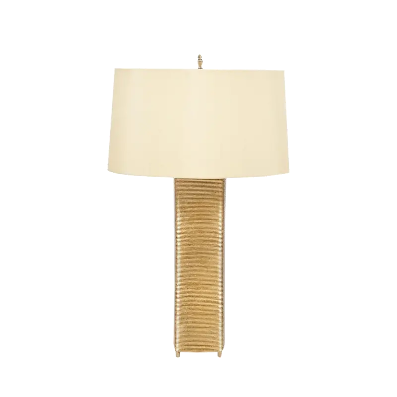 Wrapt Wire Table Lamp – Paired With A Silk Drum Shade 1