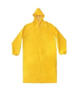 Yellow Waterproof Rain Cape – Large Size, Single Unit 1