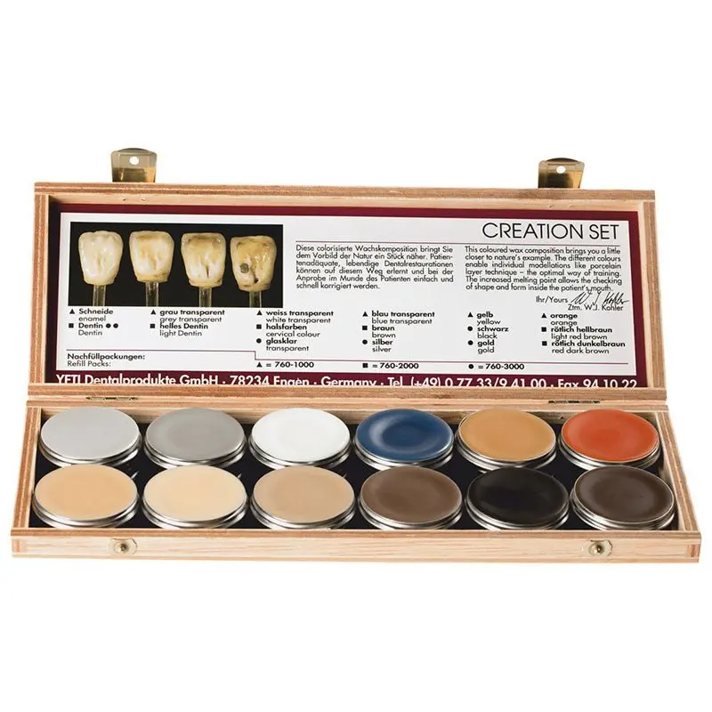 Yeti 12-Color Dental Sculpting Wax Set – Creative Modeling Kit 1