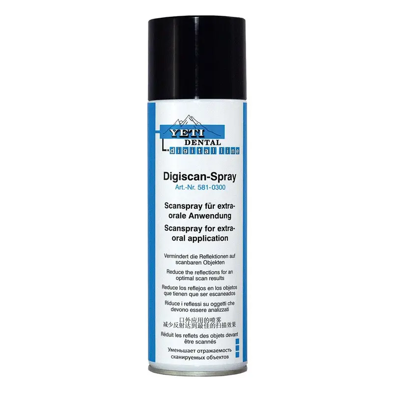 Yeti Digiscan Spray For Plaster, Metal & Silicone Models – 300 Ml 1