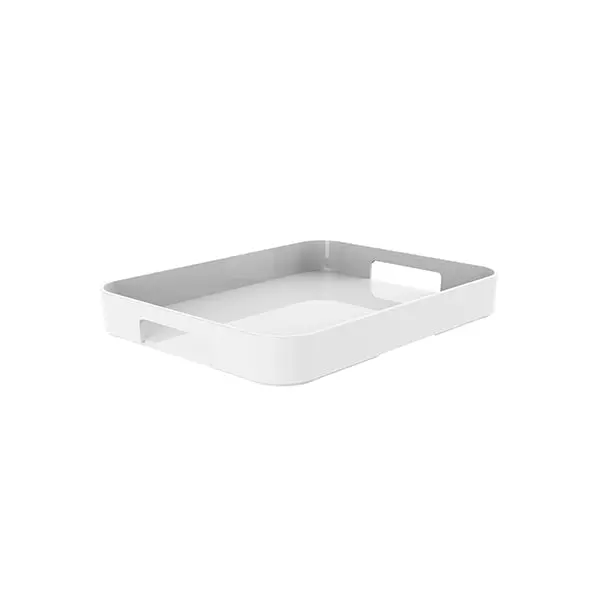 Zak Designs Gallery S White Serving Tray 1