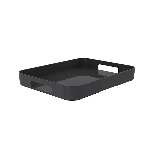 Zak Designs Gallery Serving Tray – 43 Cm, Matte Black 1