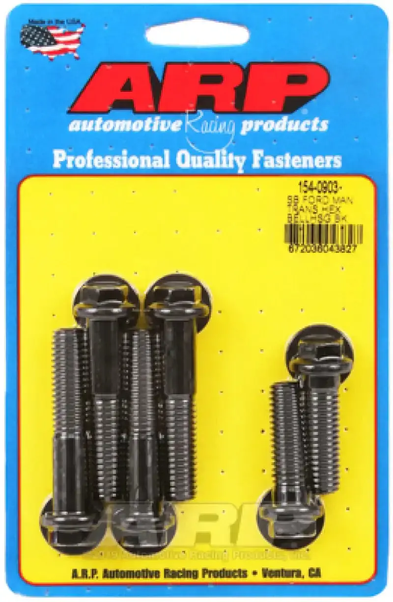 Arp Sb Bellhousing Bolt Kit – Hex-Head Fasteners For Ford Manual Transmissions 1