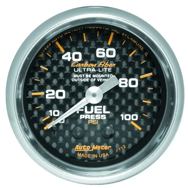 Autometer 4712 Mechanical Gauge – Perimeter-Illuminated Incandescent Dial 1