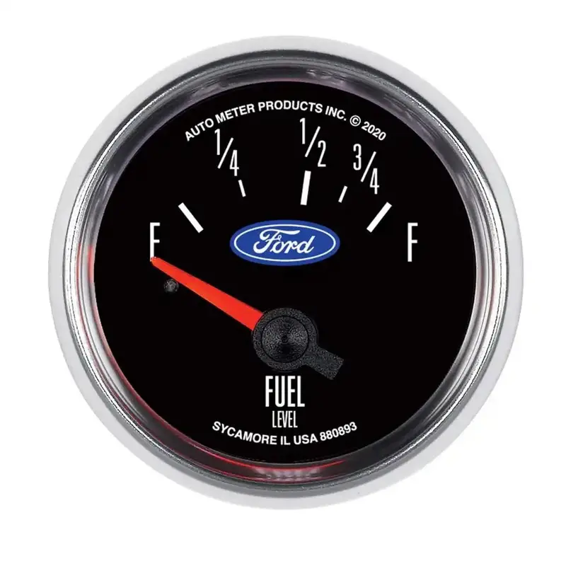 Autometer 880893 Factory-Matched Fuel Level Gauge – 2-1/16" Short-Sweep Electric 1
