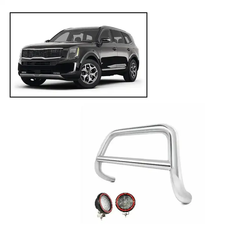 Black Horse Off-Road Stainless Steel Skid Plate – No-Drill Mounting, Underbody Protection 1