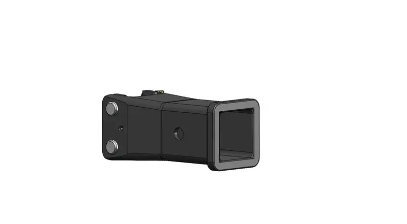Blue Ox Bx88418 Add-On Receiver Kit – 2.5-Inch Drop Adapter For Adjustable Hitch Systems 1