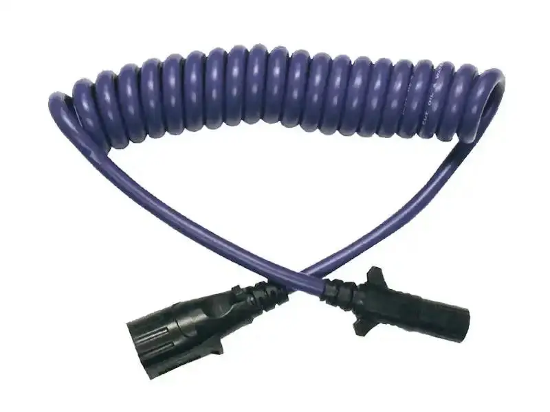 Blue Ox Coiled 7- To 6-Wire Extension Cable – Designed For Motorhome 7-Way Connectors (Bx88206) 1