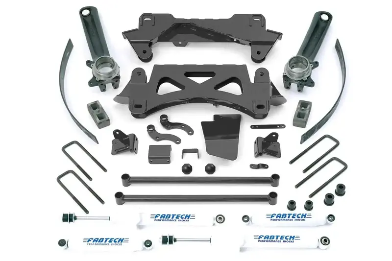 Fabtech K7002 Performance Suspension System With Tuned Shocks For 1995.5–2004 Toyota Tacoma 2Wd/4Wd 1