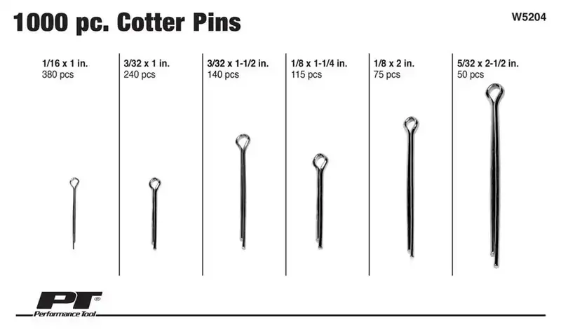 Hardware Kit With Cotter Pins For Secure Fastening In Automotive And Industrial Use 1