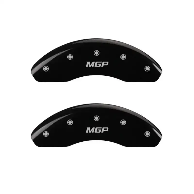 Mgp 4-Piston Caliper Covers – Engraved Black Finish With Silver Chrome Accents For Honda Accord 1