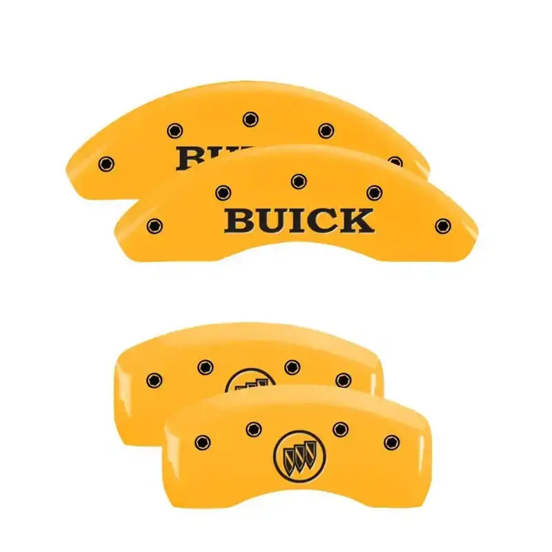 Mgp Yellow-Anodized 4-Piston Caliper Covers – Engraved Front & Rear 1