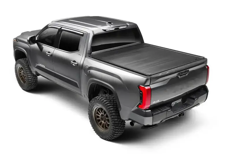 Retrax Eq Power Retractable Tonneau Cover – Matte Black Aluminum, Motorized Operation (Model Eq0243) 1