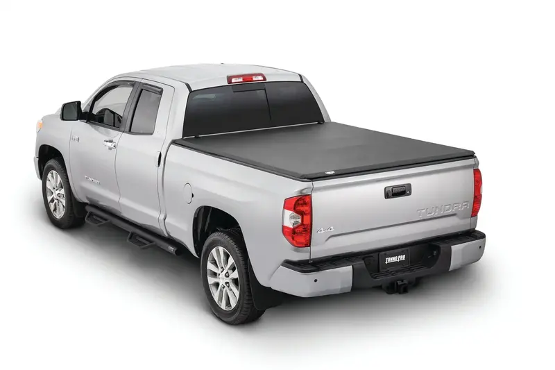 Tonno Pro Fold14 Soft Tonneau Cover – Toyota Tundra Utility Truck Adapter Kit, 6'7" Bed 1