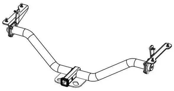 Trailfx Class I Receiver Hitch (1.25") – 2,000 Lb Towing / 200 Lb Tongue Weight 1